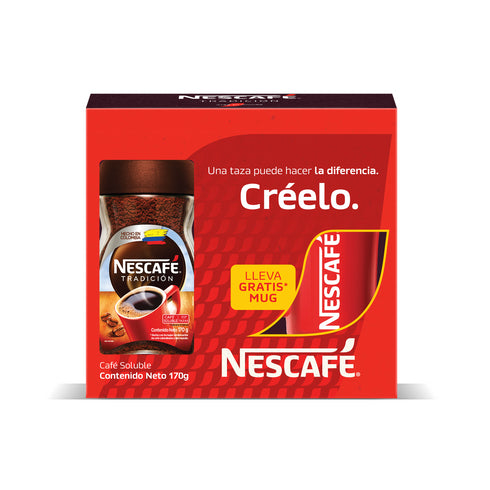 CAFE NESCAFE TRADICION 170G GTIS MUG