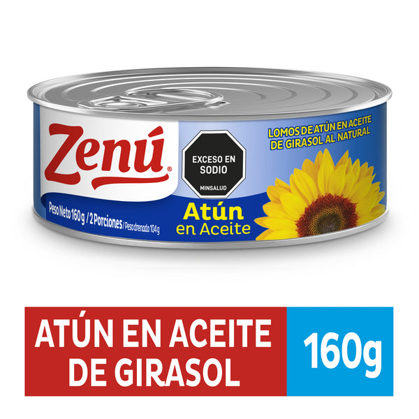ATUN ZENU 160G LOMITOS ACEITE GIRASOL