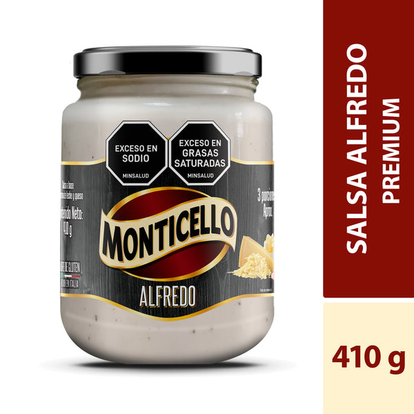 SALSA PASTA MONTICELLO 410G ALFREDO