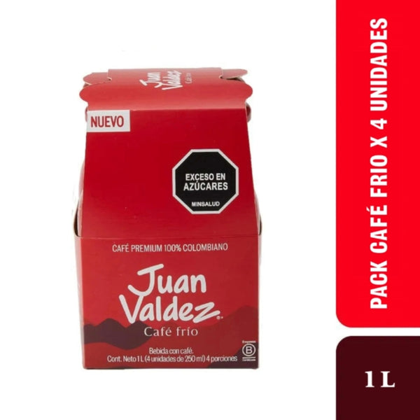 CAFE FRIO JUAN VALDEZ 4U 1000ML