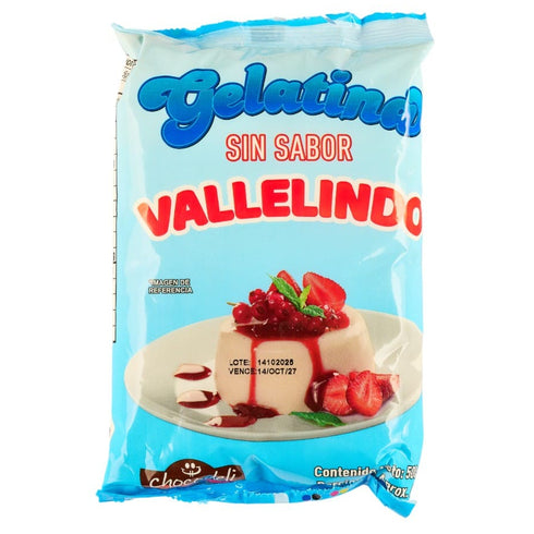 GELATINA VALLELINDO 500G SIN SABOR