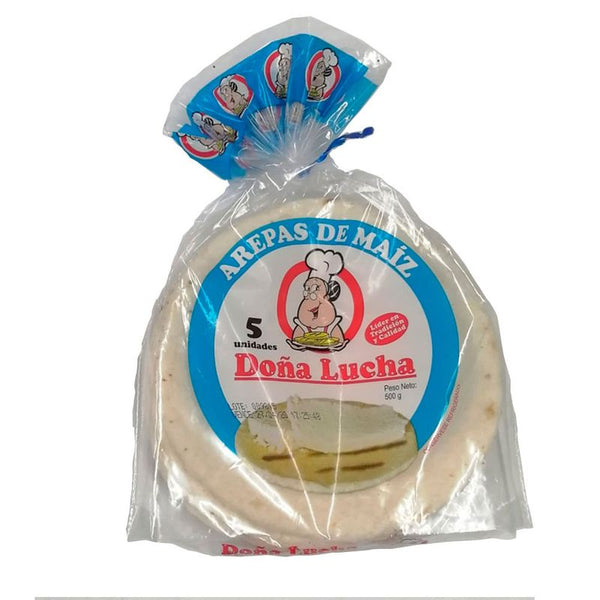 AREPA DONA LUCHITA 500G MAIZ BLANCO