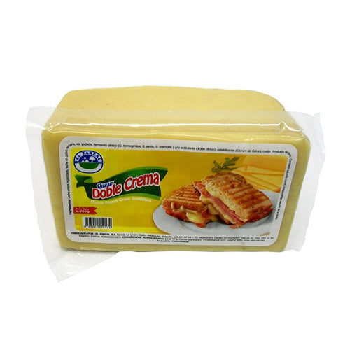 QUESO ZARZAL 1000G DOBLE CREMA TAJADO