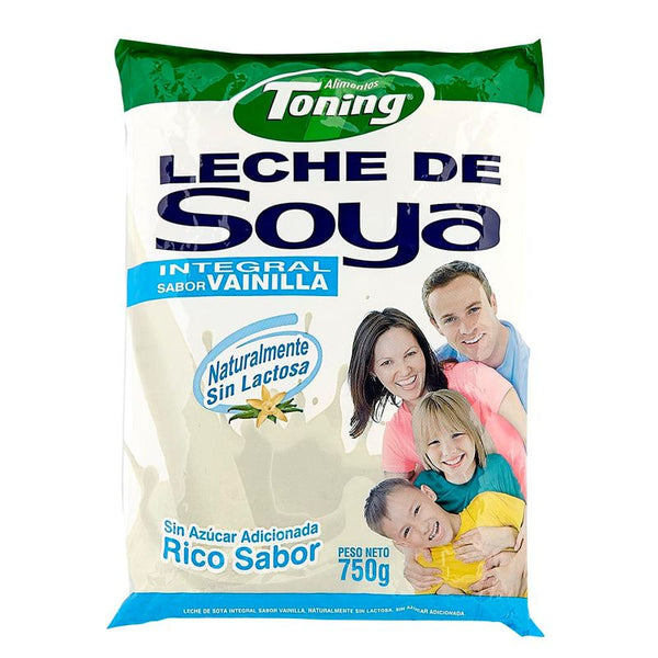 LECHE DE SOYA TONING 750G VAINILLA