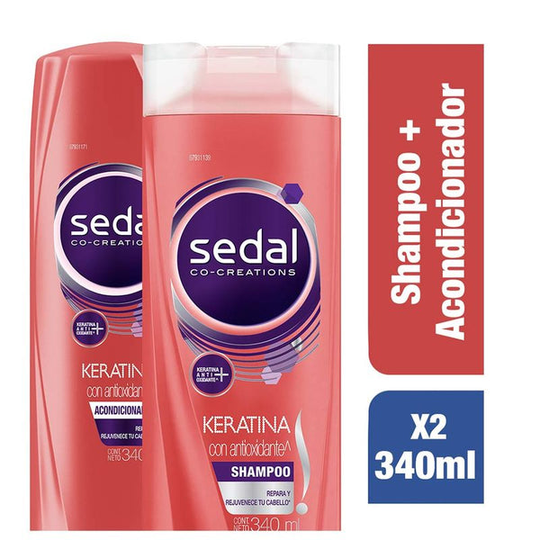 SHAMPOO SEDAL 340ML+ACOND 340ML KER/ANTI