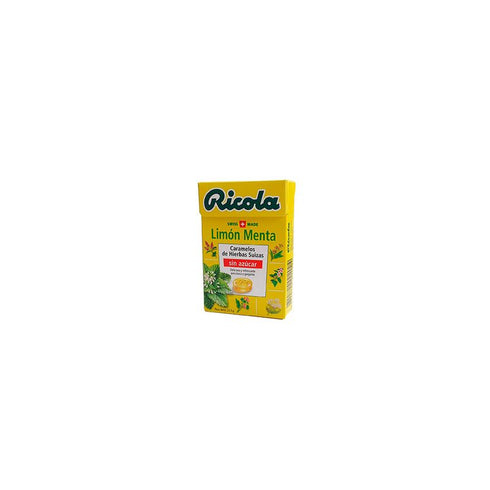 caramelo limon/menta ricola 27g sin azuc