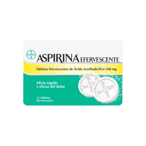 ASPIRINA EFERVESCENTE 12U 500MG