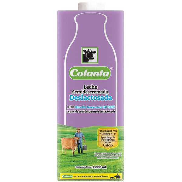 LECHE COLANTA 1000ML UHT DESLACTOSADA