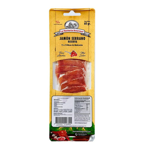 JAMON SERRANO LA FACTORIA 60G RESERVA