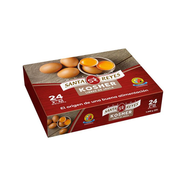 HUEVO SANTA REYES 24U KOSHER A Y AA ROJO