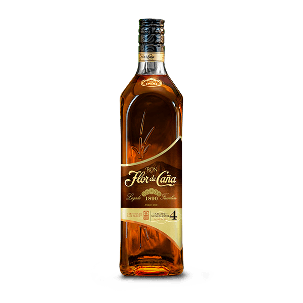 RON AÑEJO FLOR DE CAÑA 750ML ORO 4 AÑOS
