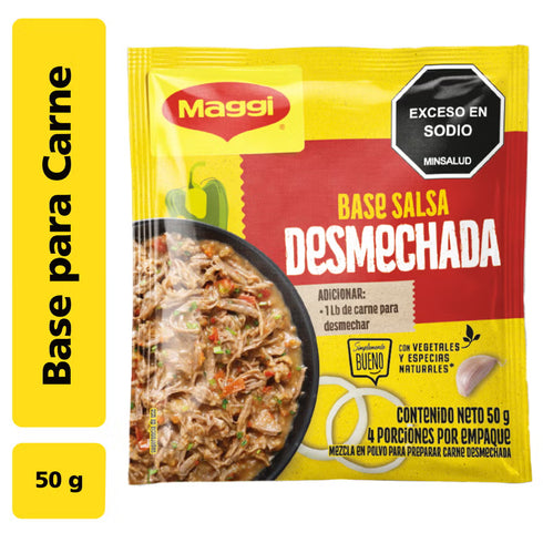 DELICIA MAGGI 50G BASE CARNE DESMECHADA