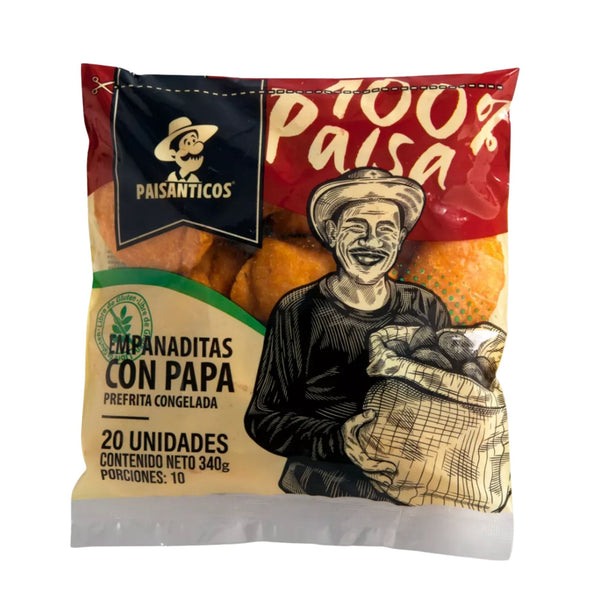 EMPANADA PAISANTICOS 20U 310G COCTE/PAPA