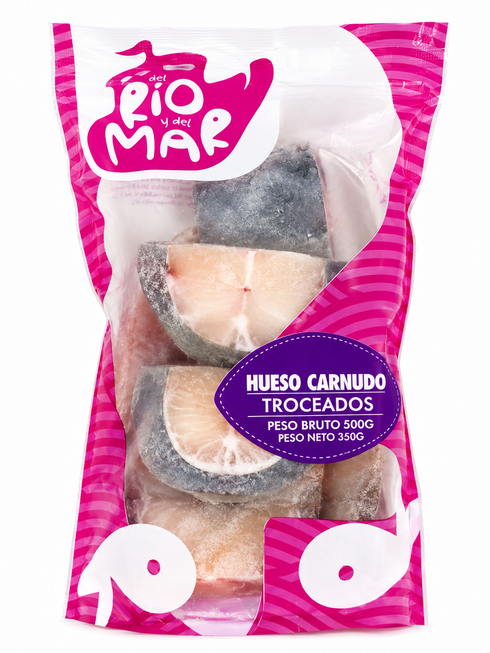 HUESO CARNUDO DEL RIO Y DEL MAR 350G