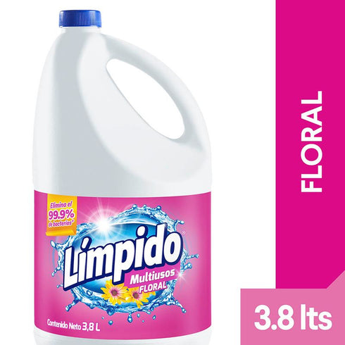 BLANQUEADOR LIMPIDO 3800ML FLORAL MULTI