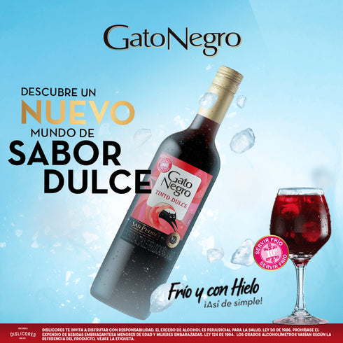 VINO GATO NEGRO 750ML SWEET RED
