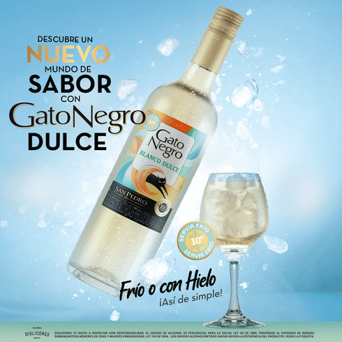 VINO GATO NEGRO 750ML BLANCO DULCE