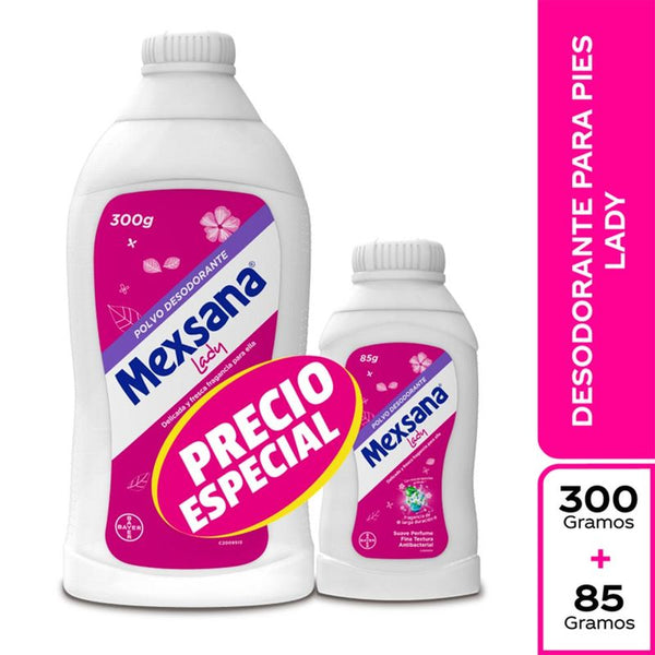 TALCO LADY MEXSANA 300G+85G OFERTA PE