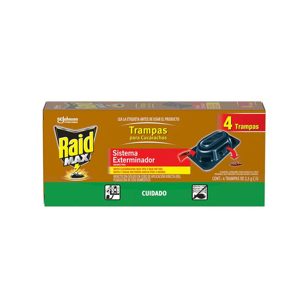INSECTIC RAID 10G CUCARACHAS 4 TRAMP
