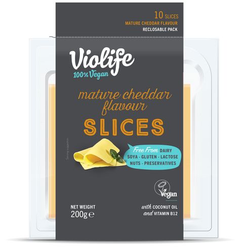 QUESO CHEDDAR VIOLIFE 200G LONCHAS