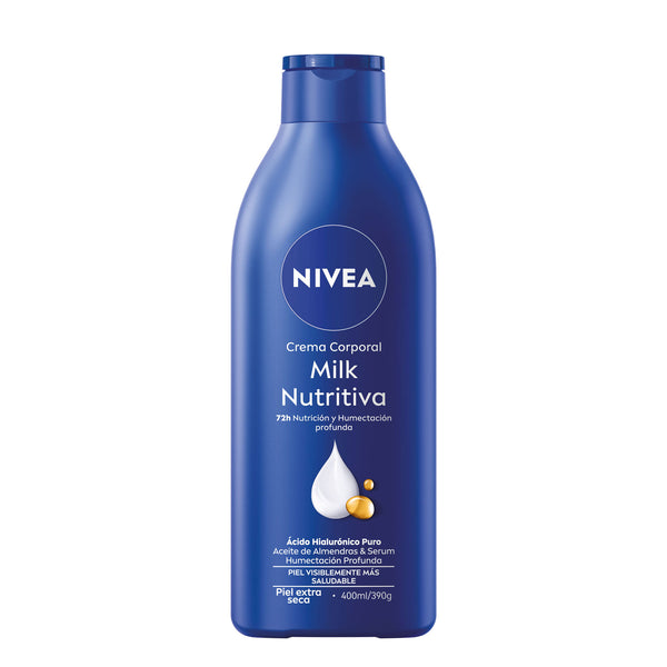 CREMA CORPORAL NIVEA 400ML MILK NITRITI