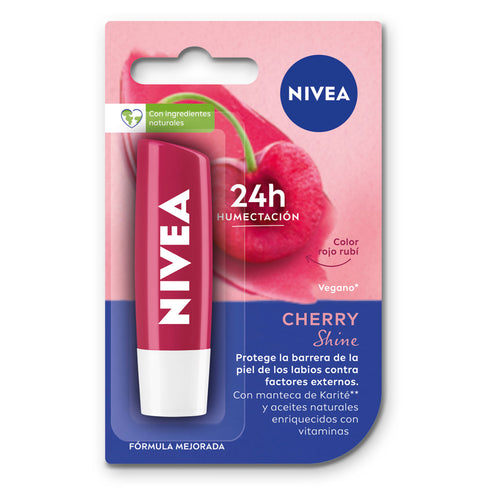 PROTEC LABIAL NIVEA 4.8G CHERRY