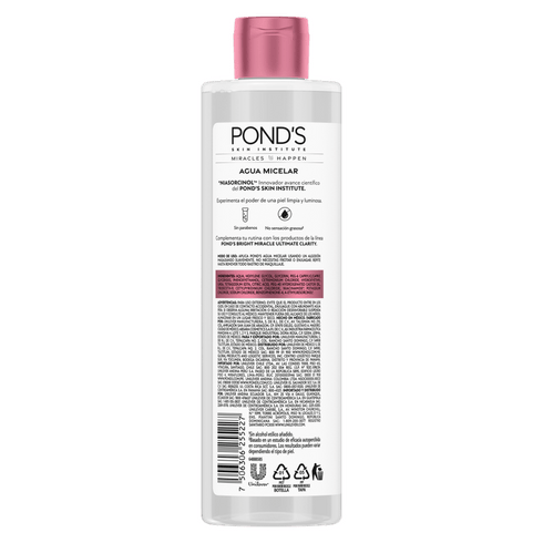 AGUA MICELAR PONDS 300ML BRIGHT MIRACLE