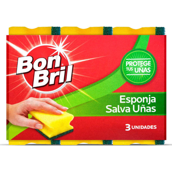 ESPONJA BONBRIL 3U SALVA UNAS