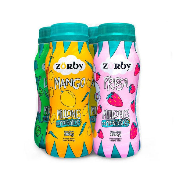 BEBIDA LACTEA ZORBY 4U 720ML SURTIDO