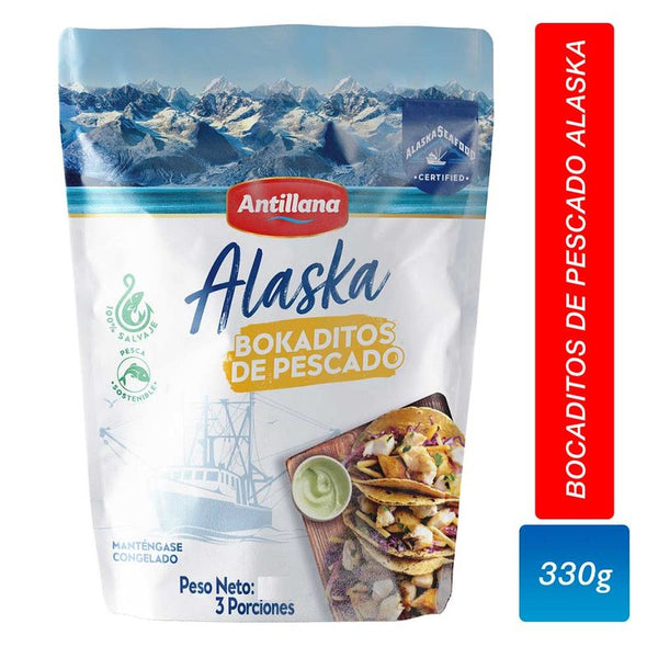 BOKADITOS PESCADO ANTILLANA 330G ALASKA