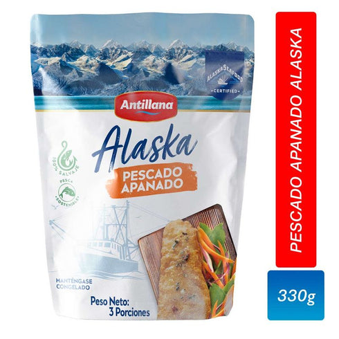 PESCADO APANADO ANTILLANA 330G ALASKA