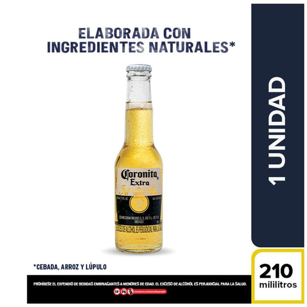 CERVEZA CORONITA 210ML BOTELLA