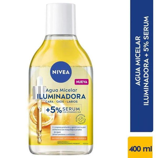 AGUA MICELAR NIVEA 400ML ILUMINADORA