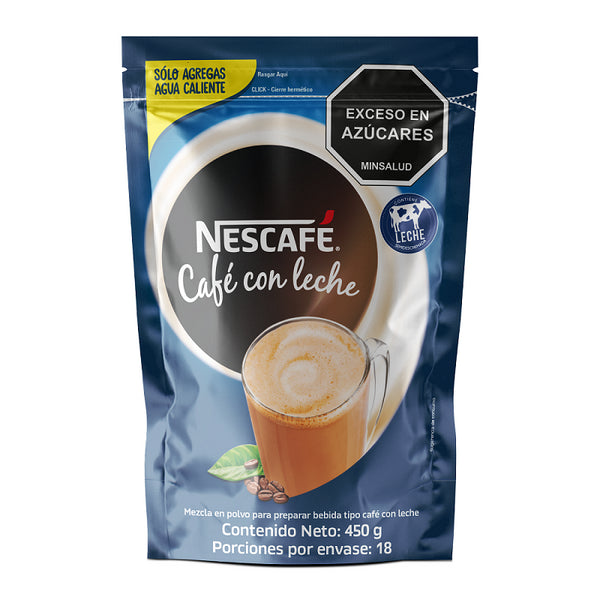 CAFÉ NESCAFE 450G CON LECHE