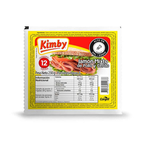 JAMON KIMBY 230G POLLO Y CERDO