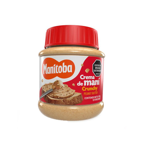 CREMA DE MANI MANITOBA 300G CRIUNCHY