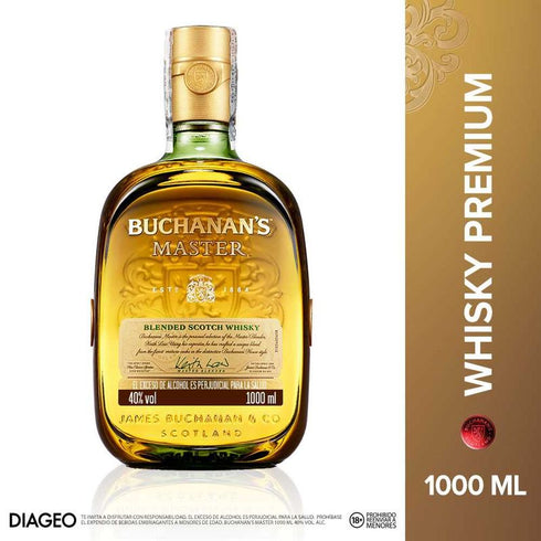 WHISKY BUCHANANS 1000ML MASTER