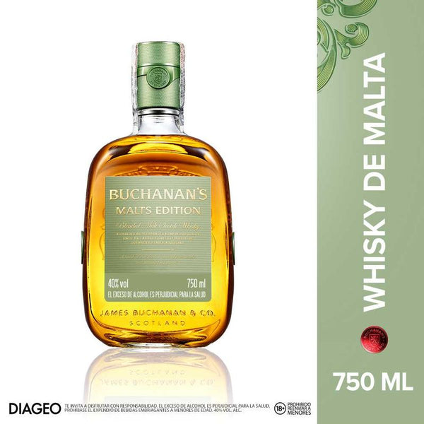 WHISKY BUCHANANS 750ML MALTS EDITION