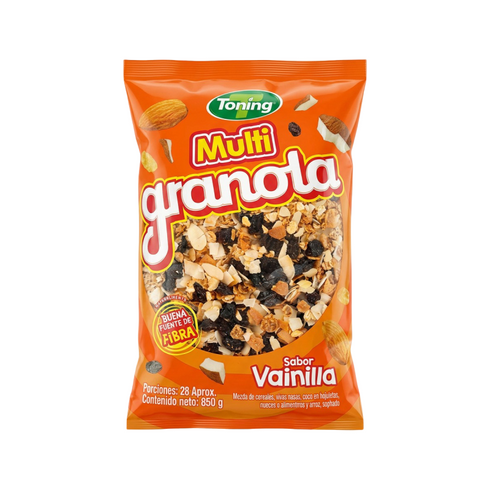 MULTIGRANOLA TONING 850G VAINILLA