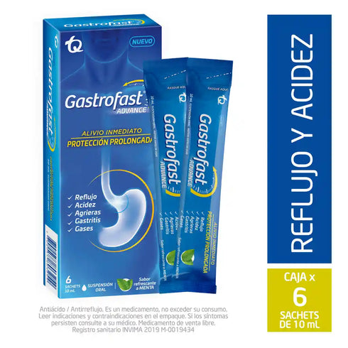 GASTROFAST ADVANCE 6U 60ML MENTA