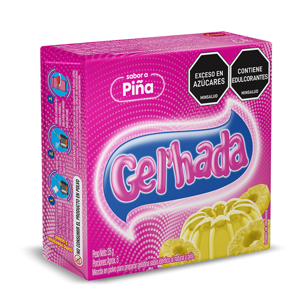 GELATINA GELHADA 35G PINA