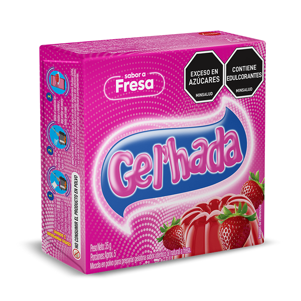GELATINA GELHADA 35G FRESA