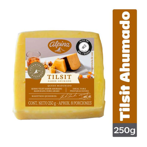 QUESO ALPINA 250G TILSIT AHUMADO