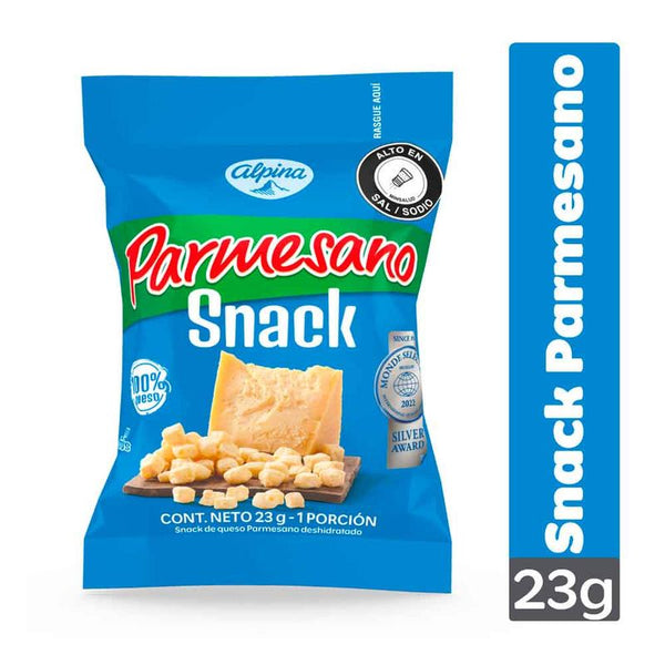 QUESO DESHI ALPINA 23G PARMESANO SNACK