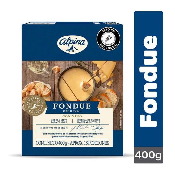 QUESO ALPINA 400G FONDUE CON VINO