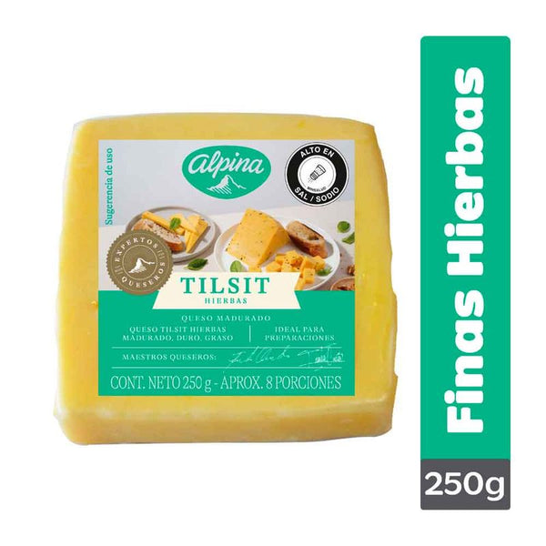 QUESO ALPINA 250G TILSIT F/HIERVAS