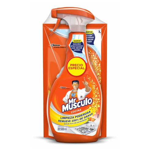 ANTIGRASA MR MUSCULO 500ML + REPUE 500ML