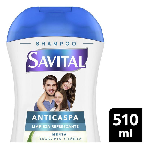 SHAMPOO SAVITAL 510ML CASPA MENT/EUCALIP