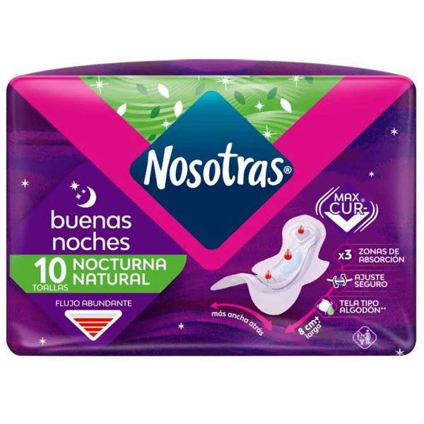 TOALLA NOSOTRAS 10U BUENAS NOCHES RAPIGE