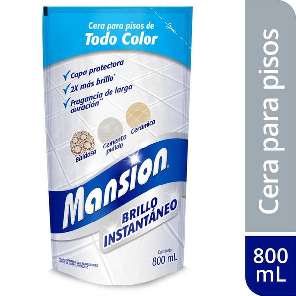 CERA MANSION 800ML BRILLO INSTANEO